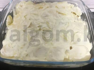 Bulvių apkepas su pomidorais ir sūriu Žingsnis 8