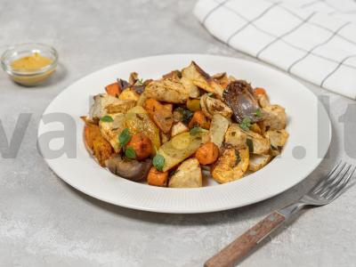 Kepti šakniavaisiai pagrindine nuotrauka