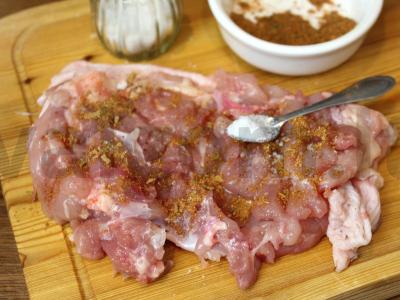 Moliūgas su vištienos šlaunelėmis „Beretikai“ Žingsnis 5