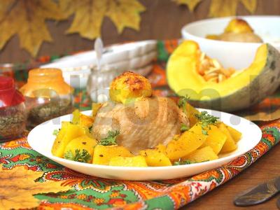 Moliūgas su vištienos šlaunelėmis „Beretikai“ Žingsnis 13