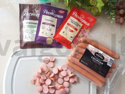 Troškinta kopūstai su grybais ir dešrelėmis Žingsnis 7