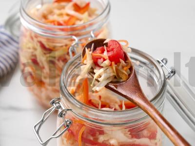 Marinuotas salotas „Volžskis“ su kopūstais Žingsnis 7