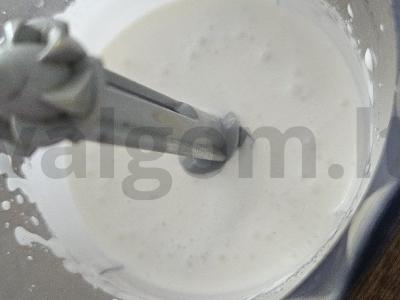 Tiramisu pyragas iš naminių savoiardi sausainių Žingsnis 2