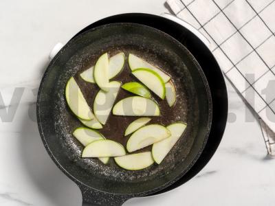 Kreminė rudųjų ryžių košė su obuoliu ir cinamonu Žingsnis 5