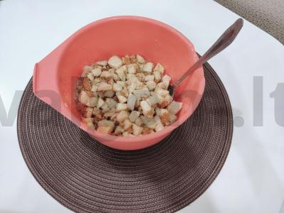 Sluoksniuotos tešlos štrudelis Žingsnis 2