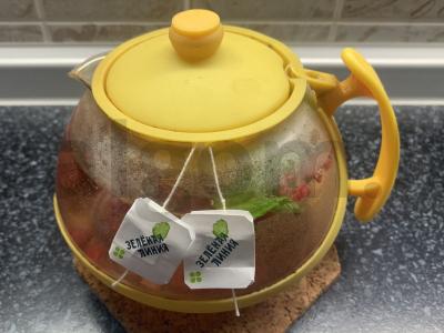 Arbata su medumi, avietėmis ir žolelėmis Žingsnis 3