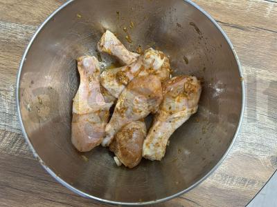 Kepti vištienos blauzdos su česnaku Žingsnis 2