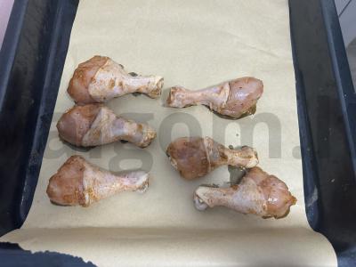 Kepti vištienos blauzdos su česnaku Žingsnis 3