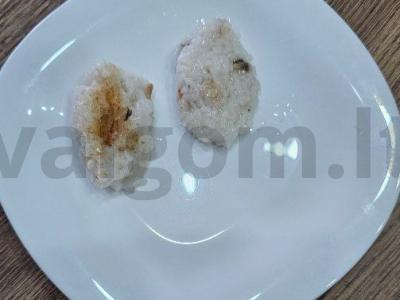 Konservuotų lašišų kotletai su ryžiais Žingsnis 7