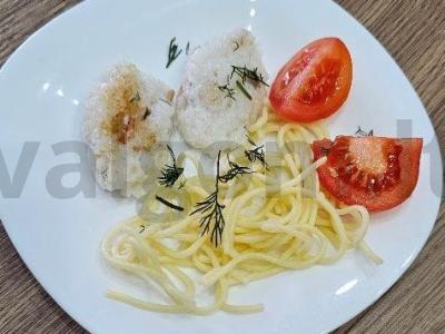 Konservuotų lašišų kotletai su ryžiais pagrindine nuotrauka