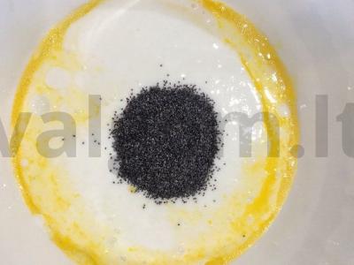 Purūs aguonų blynai su kefyru Žingsnis 3