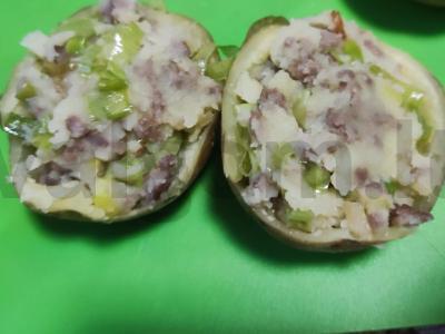 Bulvė su faršu ir svogūnais Žingsnis 4