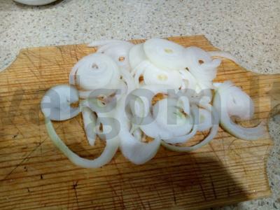 Šašlykas obuolių acto marinate Žingsnis 3