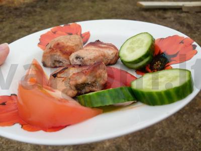 Šašlykas obuolių acto marinate pagrindine nuotrauka