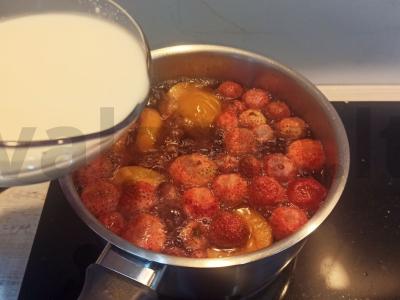 Braškinių-abrikosų kisielius Žingsnis 3