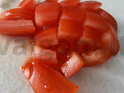 Salotas „Kalėdų Senelio Kepurė“ Žingsnis 2