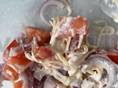 Salotas „Kalėdų Senelio Kepurė“ Žingsnis 5