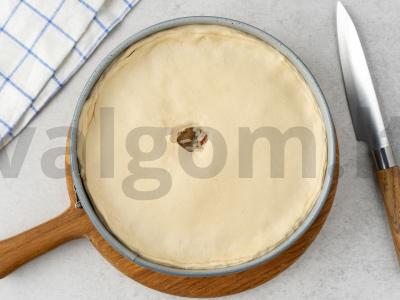 Pyragas su ryžiais ir grybais Žingsnis 8