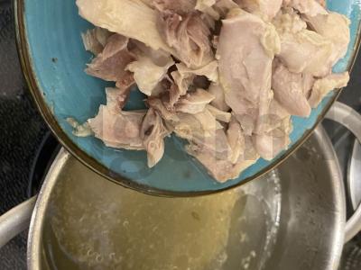 Borščas su skrudinta duona Žingsnis 1