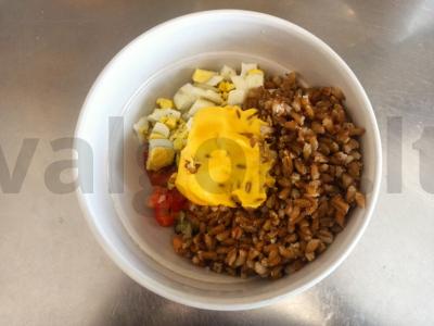 Salotos su spelta ir daržovėmis Žingsnis 6