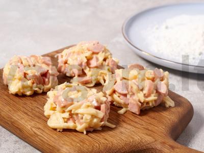 Sūrio kotletai Žingsnis 4