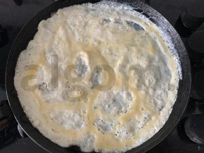 Japonų omletas su sūriu Žingsnis 4