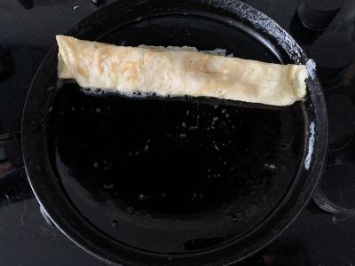 Japonų omletas su sūriu Žingsnis 5