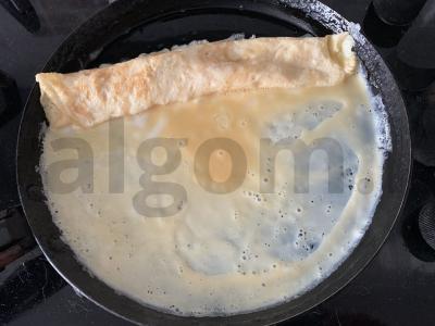 Japonų omletas su sūriu Žingsnis 6