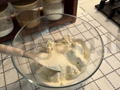 Vaniliniai varškėčiai „Širdelės“ Žingsnis 5