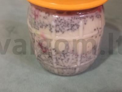 Chia sėklų ir aviečių pudingas Žingsnis 4