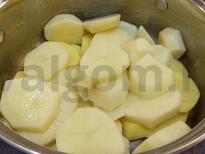 Bulvės su storžuviu orkaitėje Žingsnis 1