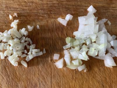 Lengvas salotas su bulguru ir daržovėmis Žingsnis 3