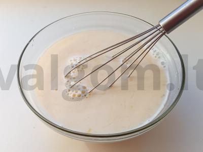 Šokoladinis rugių pyragas su rūgpieniu Žingsnis 2