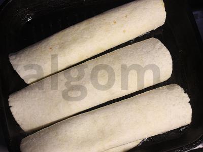 Rulonai su tunu, kukurūzais ir chuka jūros dumbliais Žingsnis 8