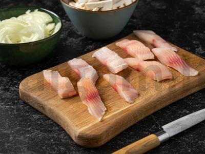 Žuvies stroganovas Žingsnis 1