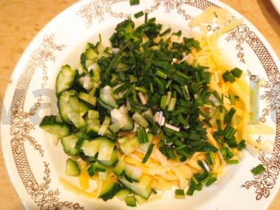 Lavašas su sūriu ir korėjietiška morkų salotomis Žingsnis 2