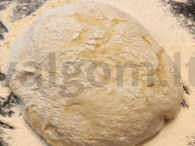 Pyragai su grietine Žingsnis 1