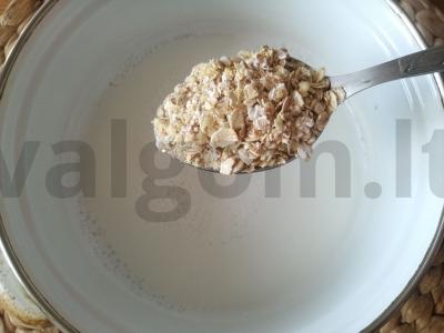 Pieninė Hercules košė su kokosų drožlėmis Žingsnis 2