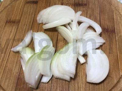 Salotos su žaliais pomidorais Žingsnis 3