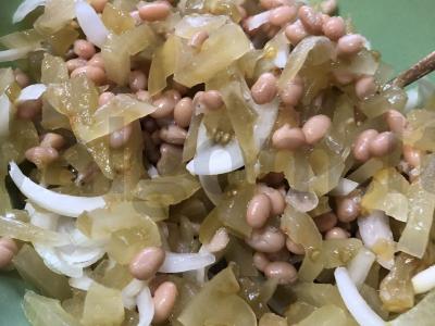 Salotos su žaliais pomidorais Žingsnis 5