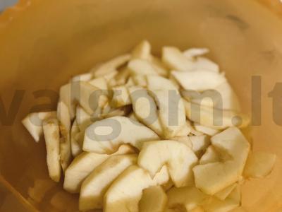 Greitas tortas be kepimo Žingsnis 1