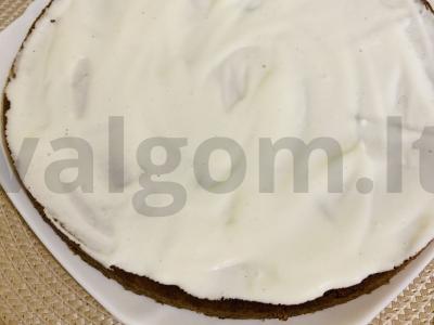 Greitas tortas be kepimo Žingsnis 8