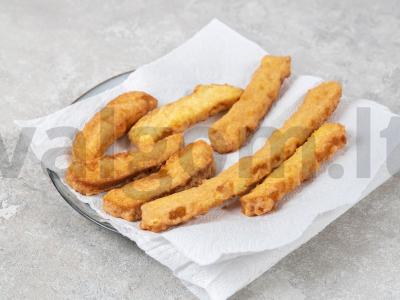 Traškūs bulvių pagaliukai su sūriu ir pomidorų padažu Žingsnis 5