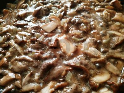 Įdaras blynams iš grybų Žingsnis 2