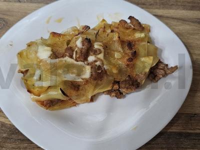 Mini lasagna su faršu ir daržovėmis Žingsnis 9