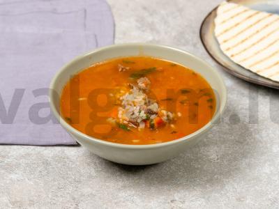 Harcho sriuba su aviena pagrindine nuotrauka