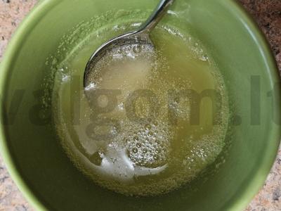 Želė tortas „Suskaldytas stiklas“ Žingsnis 1