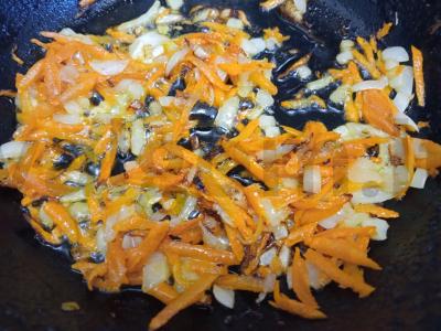 Grikių košė su kiaulienos troškiniu ir daržovėmis Žingsnis 2