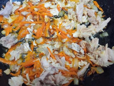 Grikių košė su kiaulienos troškiniu ir daržovėmis Žingsnis 4