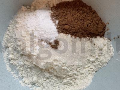 Švelnūs šokoladiniai sausainiai prie arbatos Žingsnis 1